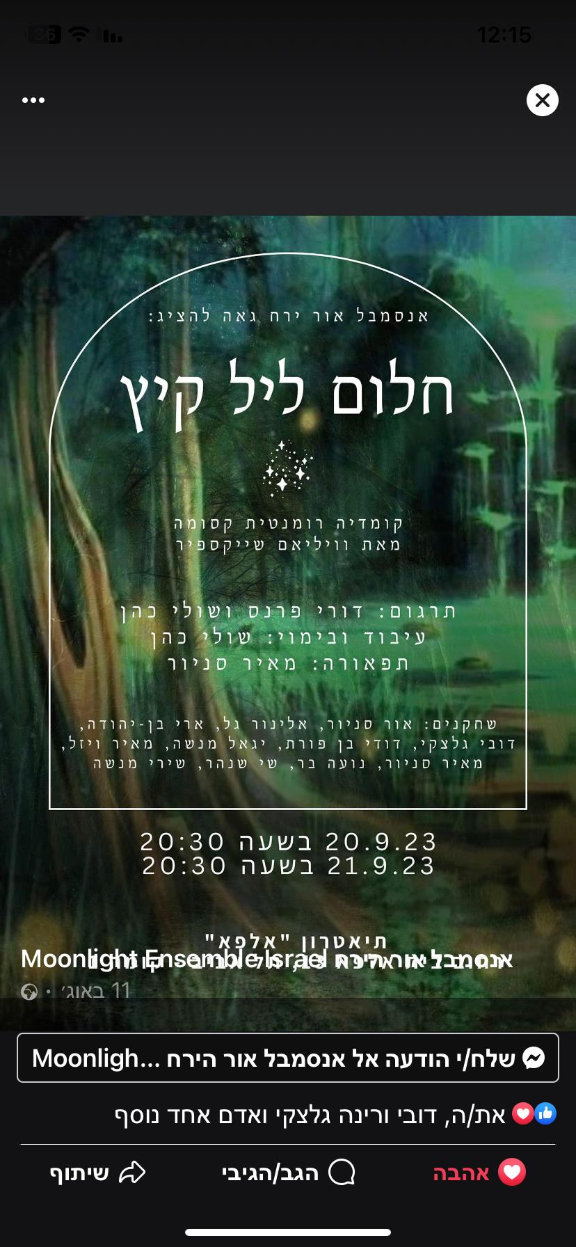  קבוצת התיאטרון של שולי כהן