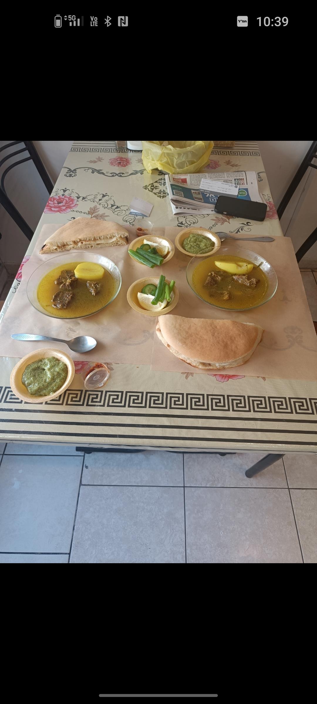 מרק תימני עוף ימי שני