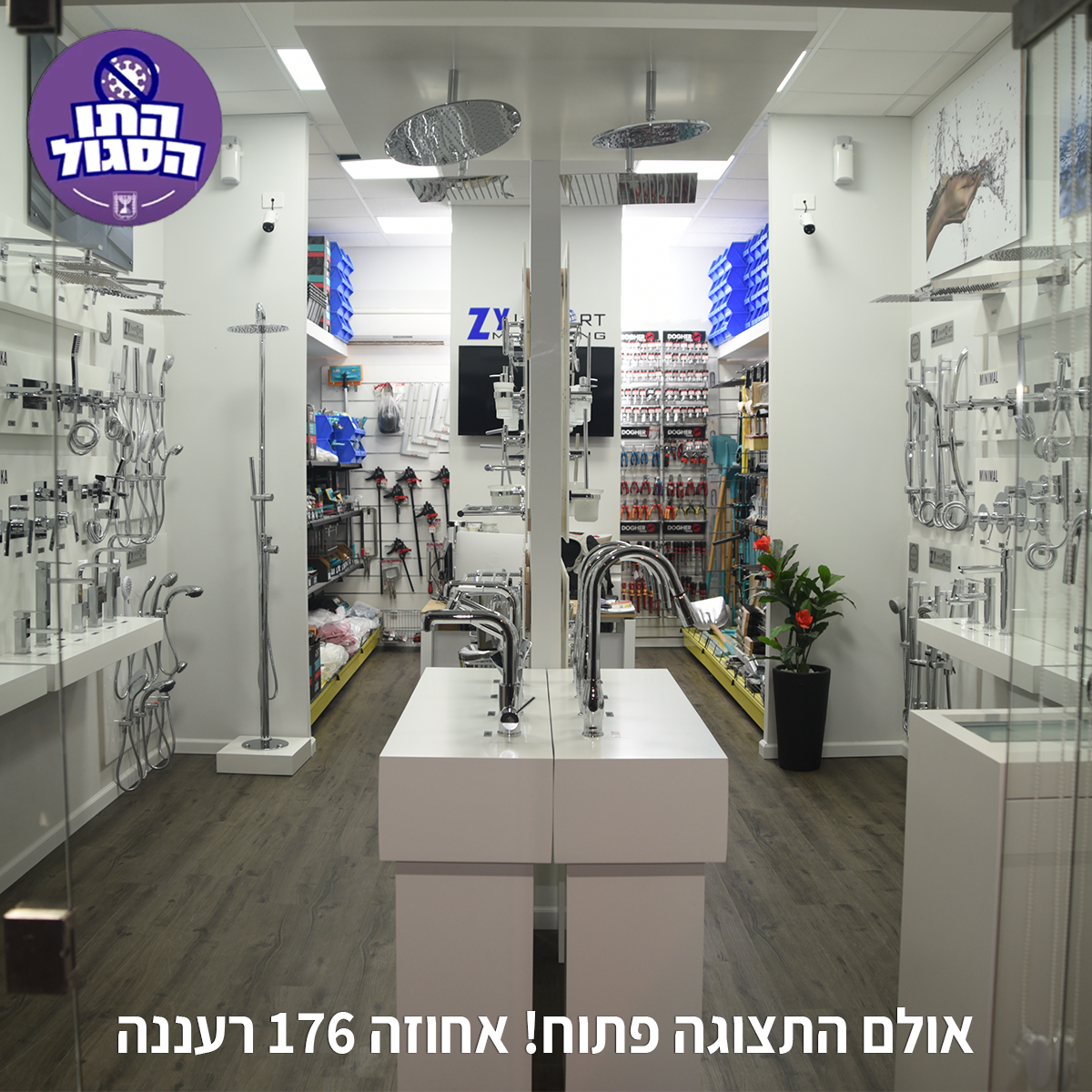 אולם התצוגה פתוח
