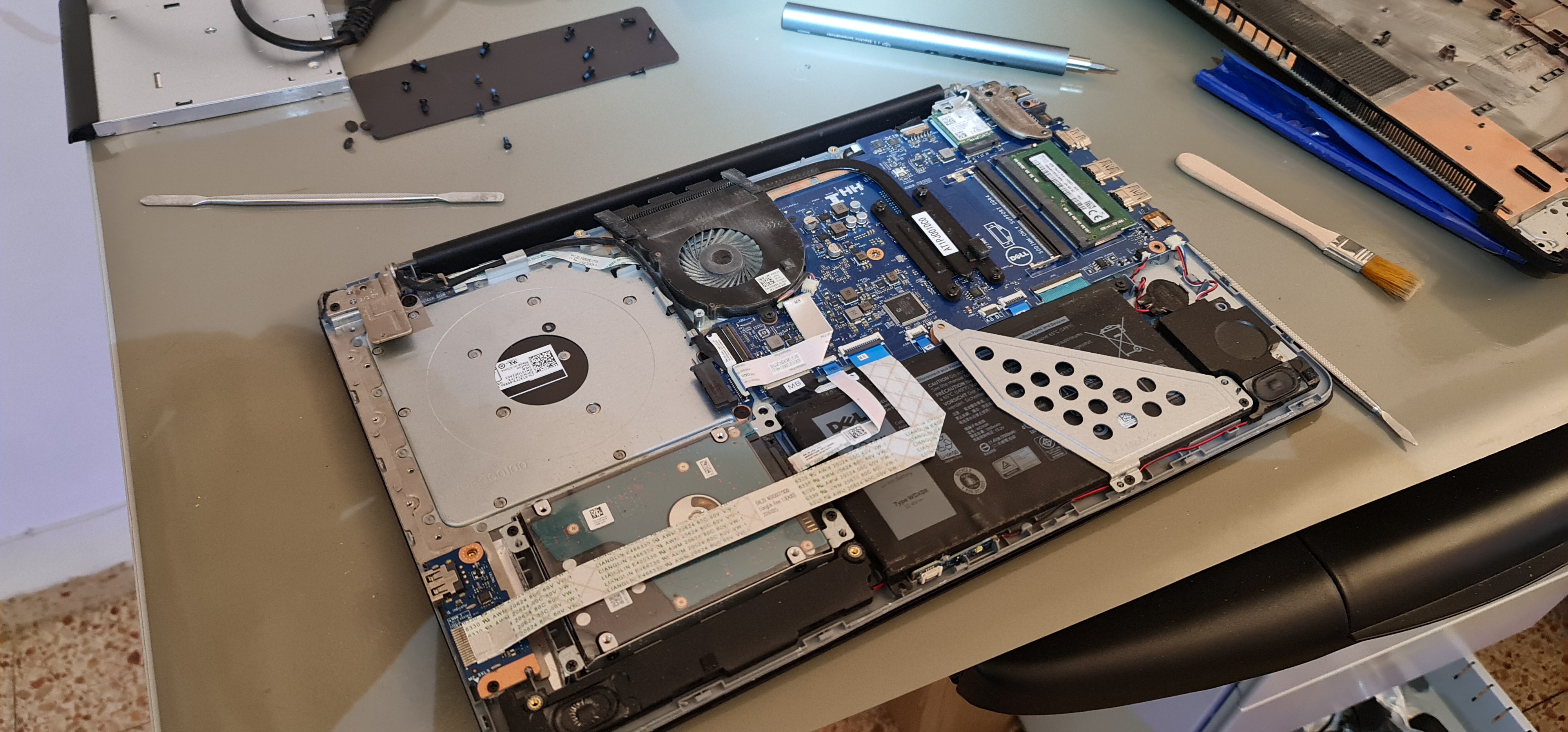 החלפת ssd מחשב נייד 